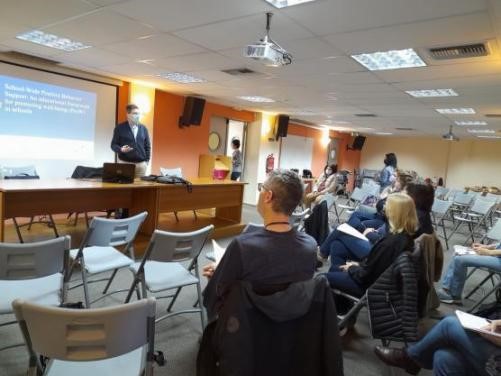 Presentation of the SWPBS pillar of ProW to teachers at Rethymno, Crete